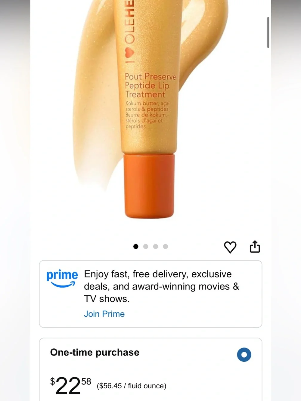 Ole Henriksen nourishing peptide